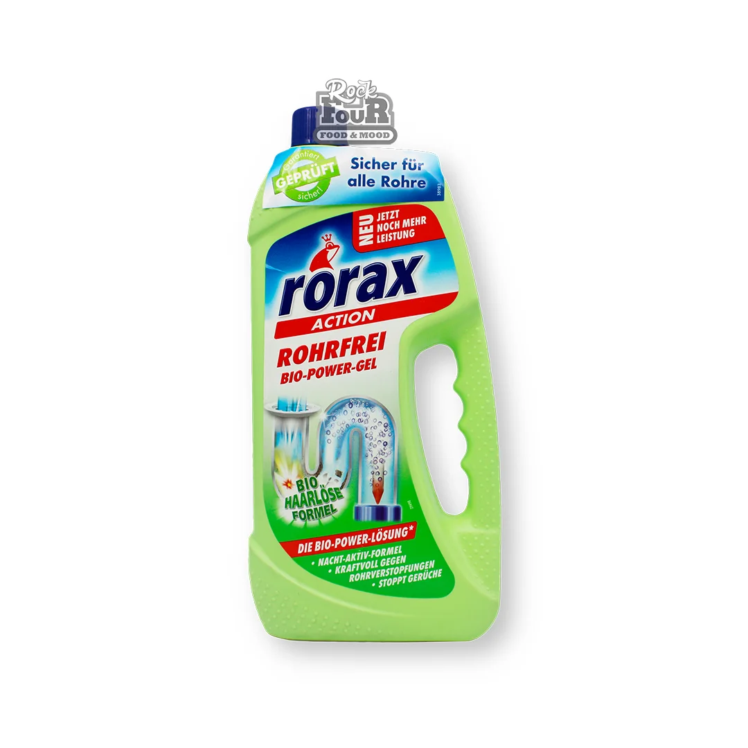 Cleaning agent for drain pipes "Rorax Action" 1l